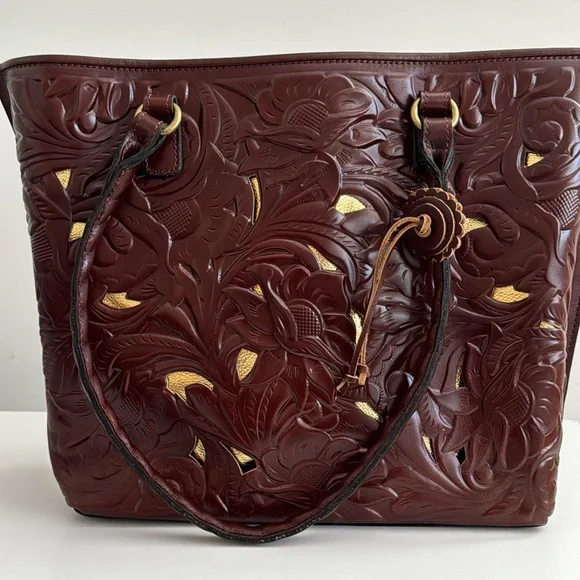 Patrica Nash Adeline Leather Tote Shoulder Bag